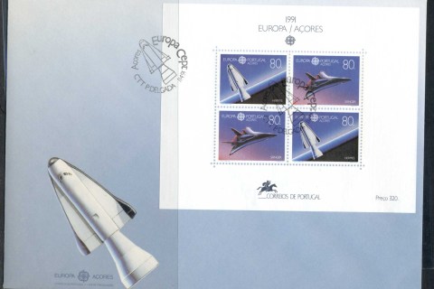 Azores-1991-Europa-Man-in-Space-XLMS-FDC