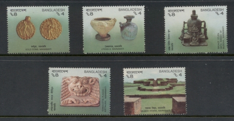 Bangladesh-1991-Archaeological-Treasures-MUH