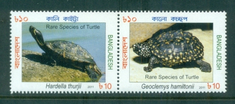 Bangladesh-2011-Rare-Turtles-of-Bangladesh-pr-MUH-lot82954