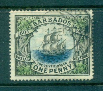 Barbados-1906-Tercentenary-FU-lot80761