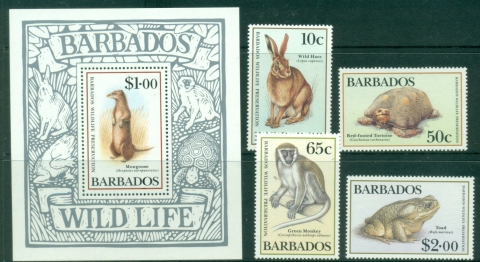 Barbados-1989-Wildlife-Preservation-MS-MUH