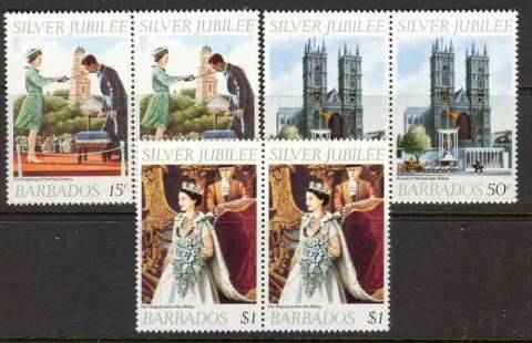 Barbados-1977 QEII Silver Jubilee