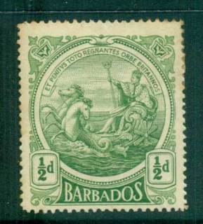 Barbados-1916-18-1-2d-Seal-of-the-Colony-tones-MLH-lot55032