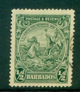 Barbados-1925-35-1-2d-Seal-of-the-Colony-FU-lot55046