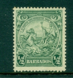 Barbados-1938-47-KGVI-Badge-of-Colony-0-5d-Perf-13-MLH