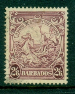 Barbados-1938-47-KGVI-Badge-of-Colony-2-6d-FU