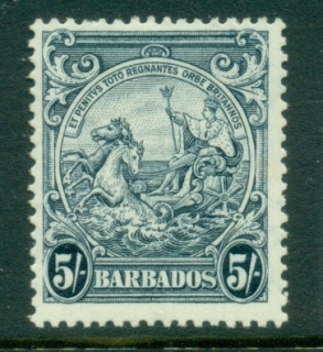 Barbados-1938-47-KGVI-Badge-of-Colony-5-MLH