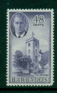 Barbados-1950-KGVI-Pictorial-48c-FU