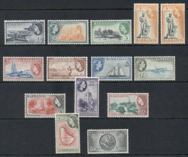 Barbados-1953-57-QEII-Pictorials-MLH