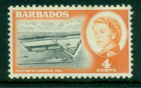 Barbados-1961-QEII-Pictorial-4c-MUH