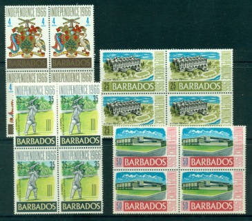 Barbados-1966-Independence-blk4-MUH