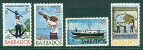 Barbados-1967-Bridgetown-Harbour-Police-MUH