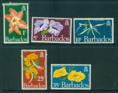 Barbados-1970-Flowers-MUH