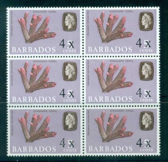 Barbados-1970-Local-Surcharge-4c-Blk6-MUH