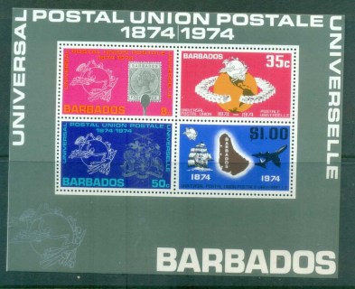 Barbados-1974-Centenary-of-UPU-MS-MUH-lot76370