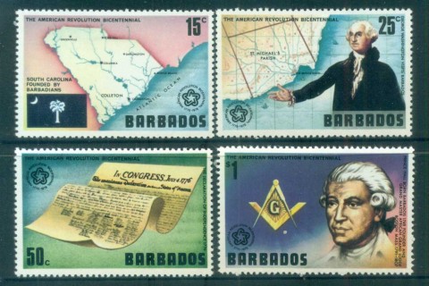 Barbados-1976-American-Bicentennial-MLH-lot80790