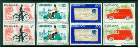 Barbados-1976-Post-Office-Act-125th-Anniversary-Pr-MUH