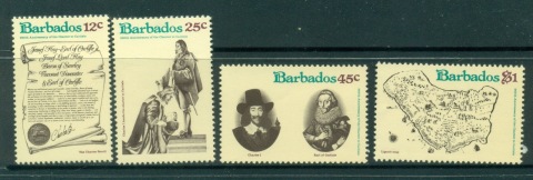 Barbados-1977-Charter-of-Earl-of-Carlisle-MUH