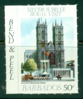 Barbados-1977-QEII-Silver-Jubilee-15c-PS-MUH