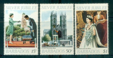 Barbados-1977-QEII-Silver-Jubilee-MLH-lot80792