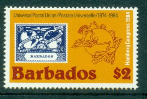 Barbados-1984-UPU-Congress-Hamburg-MUH-lot59426