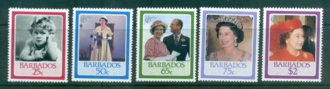 Barbados-1986-QEII-60th-Birthday-MLH-lot80832