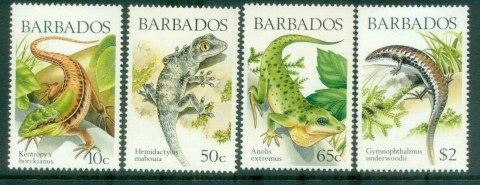 Barbados-1988-Lizards-MLH-lot80842