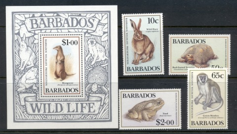 Barbados-1989-Wildlife-Preservation-MS-MUH