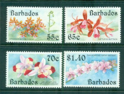 Barbados-1992-Orchids-MUH-lot81050