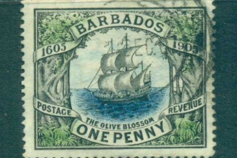 Barbados-1906-Tercentenary-FU-lot80761