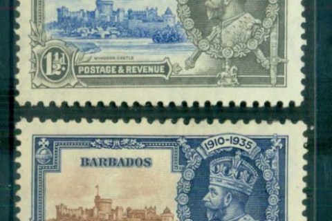 Barbados-1935-Silver-Jubilee-MLH-lot80764