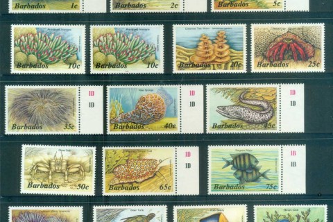 Barbados-1985-Marine-Life-MUH-lot81052