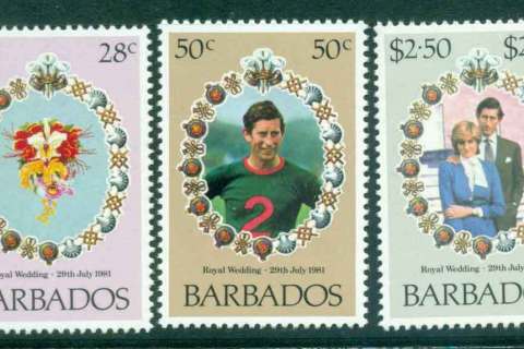 Barbados-1981 Royal Wedding Charles & Diana