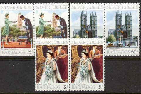 Barbados-1977 QEII Silver Jubilee