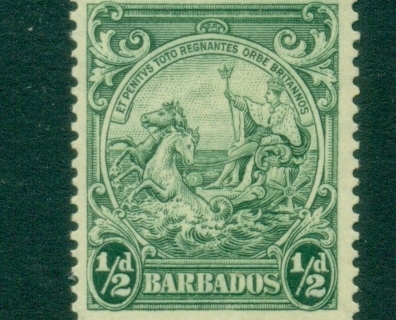 Barbados-1938-47-KGVI-Badge-of-Colony-0-5d-Perf-13-MLH