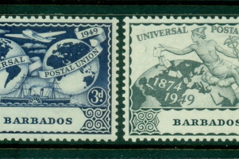 Barbados-1949-UPU-75th-Anniversary-MLH