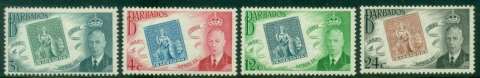 Barbados-1952-Stamp-Centenary-MUH