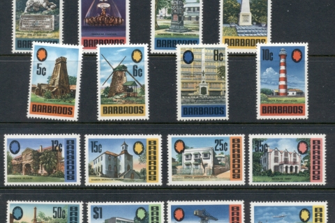 Barbados-1972-QEII-Pictorials