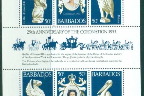 Barbados-1978-QEII-Coronation-25th-Anniversary