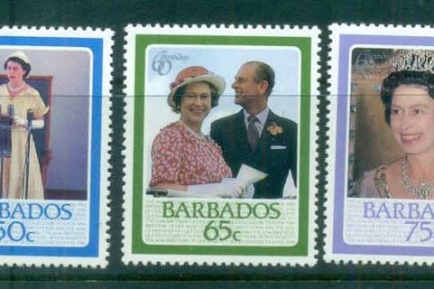 Barbados-1986-QEII-60th-Birthday-MLH-lot80832