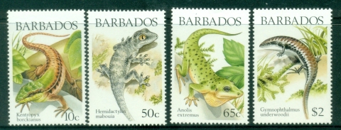 Barbados-1988-Lizards-of-Barbados-MUH