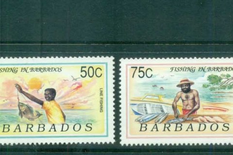 Barbados-1991-Fishing-MUH-lot81046