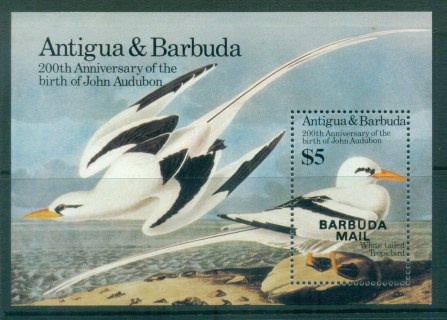 Barbuda-1985-Audubon-Birds-MS-MUH