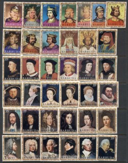 Barbuda-1970-71-English-Monarchs-MUH