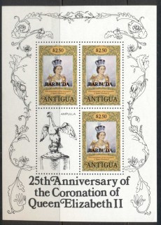 Barbuda-1978-QEII-Coronation-25th-Anniversary-2-jpg-50c-sheetlet-MUH