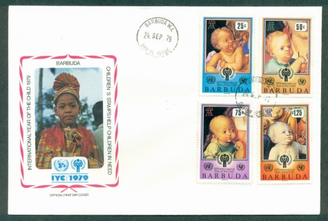 Barbuda-1979-IYC-International-Year-of-the-Child-FDC-lot32065