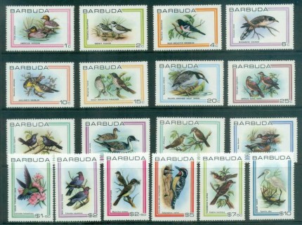 Barbuda-1980-Pictorials-Birds-MUH