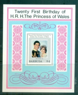 Barbuda-1982-Princess-Diana-21st-Birthday-MS-MUH-lot81982