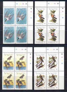 Barbuda-1985-Audubon-Birds-blk4-MUH