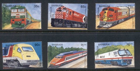 Barbuda-1995-Trains-MUH